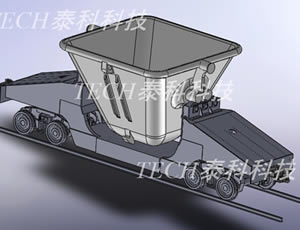 吊翻渣罐車(chē)